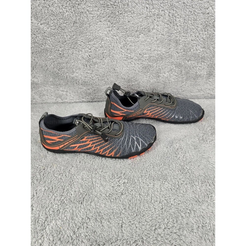 Hike Footwear HF Lorax Pro Sz 9 Gray Orange Non Slip Barefoot Shoe - Picture 3 of 8